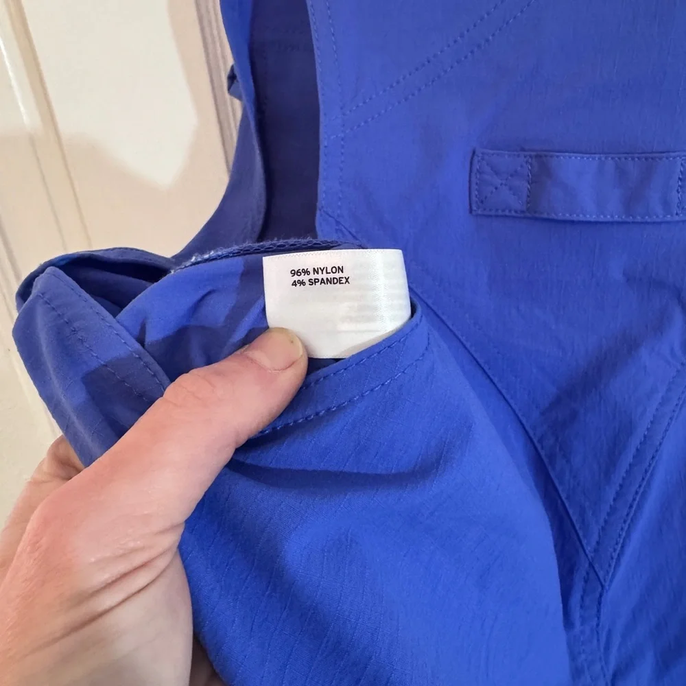 Duluth Trading Co Garden Overalls Long Bright Blue Size medium x 29 - Picture 5 of 7